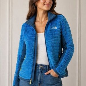 The North Face Women's Bright Blue Plush Fleece Jacket